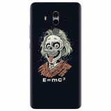 Husa silicon pentru Huawei Mate 10, Albert Einstein Caricature