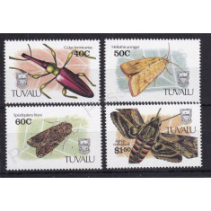 Tuvalu 1991 - Insecte, fluturi, serie neuzata