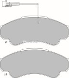 Set placute frana,frana disc FIAT DUCATO platou / sasiu (230) (1994 - 2002) KRIEGER 0950006335