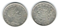 Romania 1942 - 200 lei Ag, Regele Mihai, circulata foto