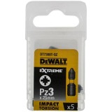 DeWalt DT7388T - Set capete de insurubare profil PZ3 5 bucati rezistenta impact
