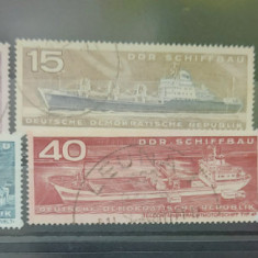 TS21 - Timbre serie DDR - 1971 Mi1693- 98 Maritim - Naval Vapoare