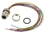 Conector M12 Soclu 12 PIN, 2A, 30V, IP68, 0,2m - BINDER