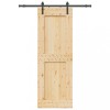 Ușă glisantă cu set de feronerie 80x210 cm, lemn masiv de pin