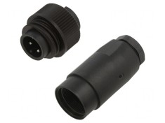Conector circular RD24 400V 4 pini mufă tată pe cablu