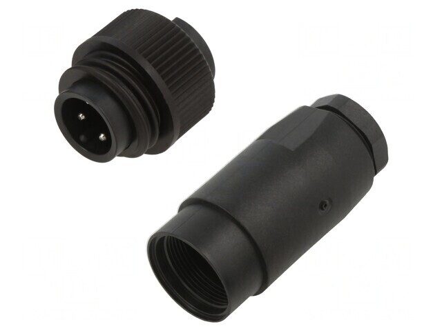 Conector circular RD24 400V 4 pini mufă tată pe cablu