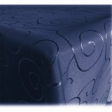 Cumpara ieftin Fata de masa cu ornament Jemidi, 130 x 160 cm, Albastru, Poliester, 55264.17.08