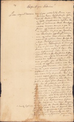 A1729 Suplică scrisă &amp;icirc;n limba latină de &amp;bdquo;comunitas nostra Toppesdorffiensis&amp;rdquo; (azi satul Dupuș, comuna Ațel, județul Sibiu) adresată Guberniului sec 19 foto