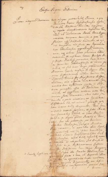 A1729 Suplică scrisă &icirc;n limba latină de &bdquo;comunitas nostra Toppesdorffiensis&rdquo; (azi satul Dupuș, comuna Ațel, județul Sibiu) adresată Guberniului sec 19