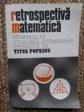 Titus Popescu - Retrospectiva matematica (editia 1982)