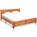 Cadru de pat, 160 x 200 cm, lemn masiv de acacia