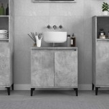 VidaXL Dulap de chiuvetă, gri beton, 58x33x60 cm, lemn prelucrat