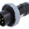 Conector AMPHENOL IP&amp;S 32A trifazat 4 pini IP69K mufă tată AC
