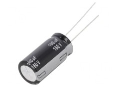 Condensator Electrolitic THT 100uF 160V ?12,5x25mm foto