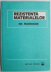 Rezistenta materialelor ? Gh. Buzdugan foto