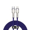 Cablu de date Type C Baseus, 20W, 2m, mov, CATLJK-B05