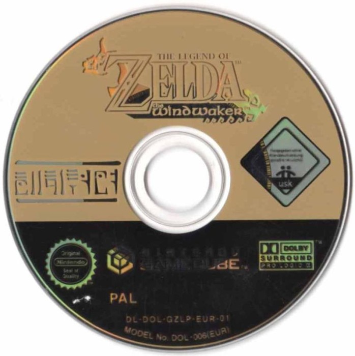 Joc GAME CUBE The Legend of ZELDA The Wind Waker GOLD Limited Edition