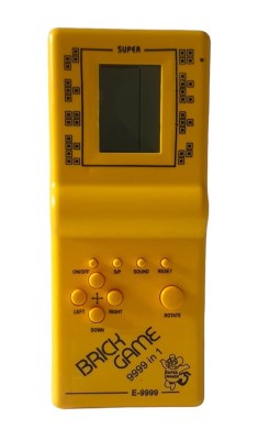 Joc Tetris Clasic 9999 in 1, 19 cm, Galben, LTOY1 foto