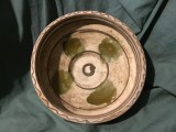 Arta si Traditie - Farfurie / Blid / Strachina / Castron de Horezu jud Valcea ceramica utilitara mijlocul sec XX !