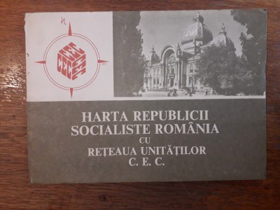 Harta RSR cu Reteaua Unitatilor CEC / R7P4F foto