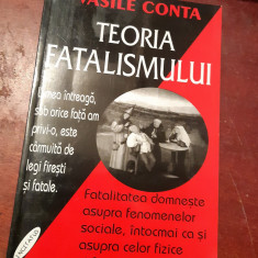 TEORIA FATALISMULUI Vasile Conta