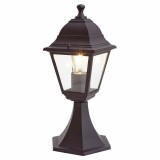 Cumpara ieftin Stalp Gradina Blooma Varennes Negru 37.5cm, 14x14cm, 60W, Aluminiu, IP44, E27, 220V