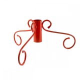 Cumpara ieftin Suport brad Craciun fier forjat rosu 40 cm x 28 H