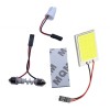 Lampa cu 24 led-uri cob pentru plafoniera auto elSales ELS-SIL24, lumina alb rece, compatibil 32-42 mm,