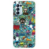 Husa compatibila cu Oppo A12 5G model Modern Graffity, Silicon, TPU, Viceversa, Transparent, Carcasa
