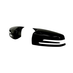 Capace oglinzi tip BATMAN Mercedes Benz Seria C W204 (2007-2014) negru lucios