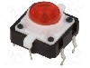 Microintrerupator 12x12mm, OFF-(ON), SPST-NO, NINIGI -
