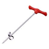 Cutit Multifuntional pentru Spiralat Cartofii, Ergonimic si Eficient, Rosu, CBD CORAL BEST DEALS Rosu 17 cm 6.5 cm Rosu