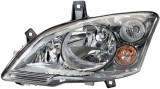 Far Mercedes Vito/ Viano (W639), 10.2010-, Electric, tip bec H7+H7+H7,omologare ECE, cu motoras, cu lumini de zi, 6398201861; A6398201861, Stanga, ma