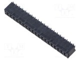 Conector şiruri pini mamă 40 PIN 2,54mm aurit SMT SAMTEC