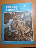 Revista patria libera ianuarie 1990 - articole si foto revolutia romana