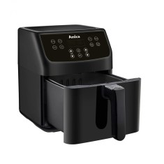 Friteuza cu Aer Cald Amica, Digitala - LED touch control, 5 Litri, 1850W, 8 Programe, Neagra