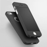 Husa pentru Apple iPhone 5 Apple iPhone 5S Apple iPhone 5SE Negru folie sticla gratis, MyStyle