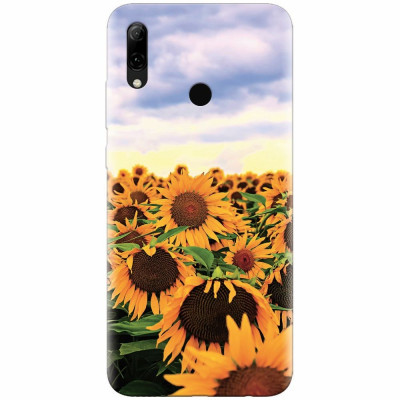 Husa silicon pentru Huawei P Smart 2019, Sunflowers foto