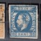 ROMANIA 1871/72 LP 30 LP 31 LP 31b LP LP 32 LP 33 REGELE CAROL I CU BARBA EMISIUNEA I SERIE NEDANTELATA STAMPILATA