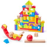 Set jucarii educative din lemn Hape 80 piese