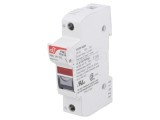 Clemă siguranţe cilindrice 10,3x38mm 32A pentru şină DIN