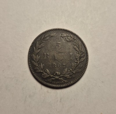 5 Bani 1867 Heaton foto