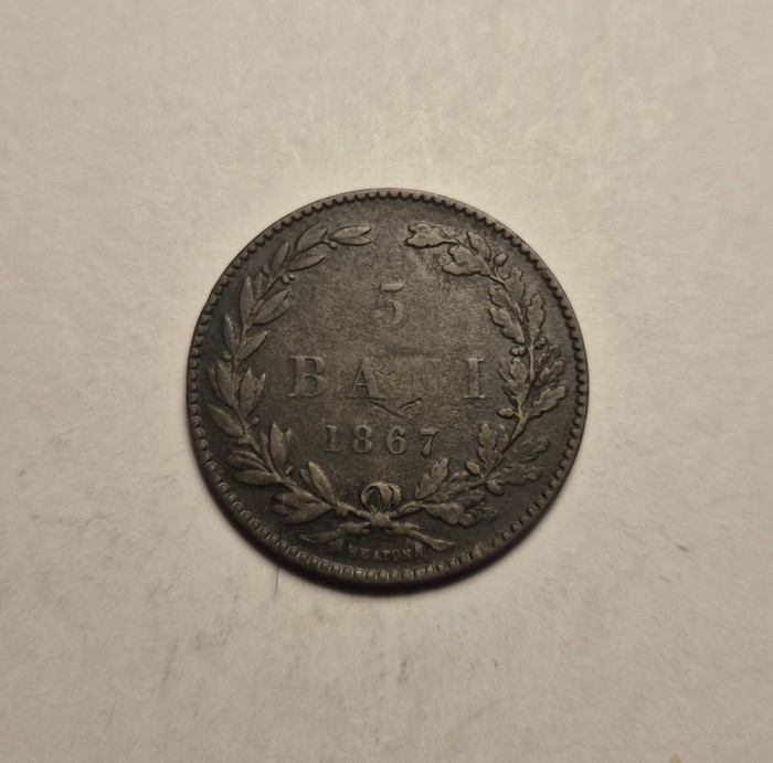 5 Bani 1867 Heaton