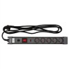 72370 STHOR Prelungitor electric cu 5 prize si intrerupator, lungime 3 m, cu impamantare