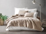 Lenjerie Plain Vizon-Crem (Bumbac 100%)