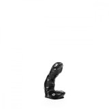 Dildo Realist All Black Curved Negru 17 cm