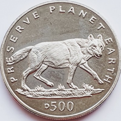 2973 Bosnia Herzegovina 500 Dinara 1994 Gray Wolf km 23 foto