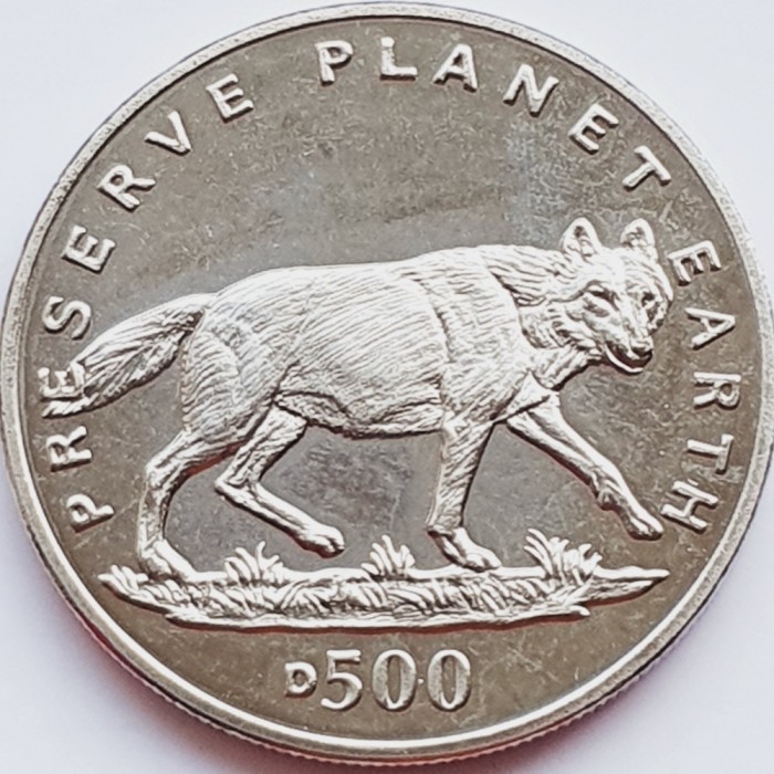 2973 Bosnia Herzegovina 500 Dinara 1994 Gray Wolf km 23