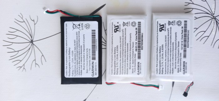 Baterii/acumulatori GPS Garmin 3.7V, 1.25Ah, 4.63Wh original