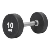 Gantera SportMann Profi CPU 10 kg din poliuretan pentru fitness si forta
